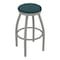 Holland Bar Stool Co 30" Swivel Bar Stool, Nickel Finish, Graph Tidal Seat 80230AN022 - alternate 1